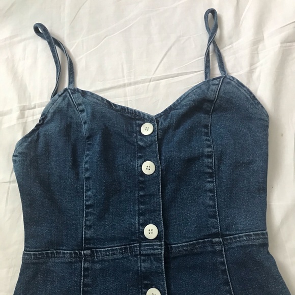 Zara mini strap jean dress - Picture 8 of 12